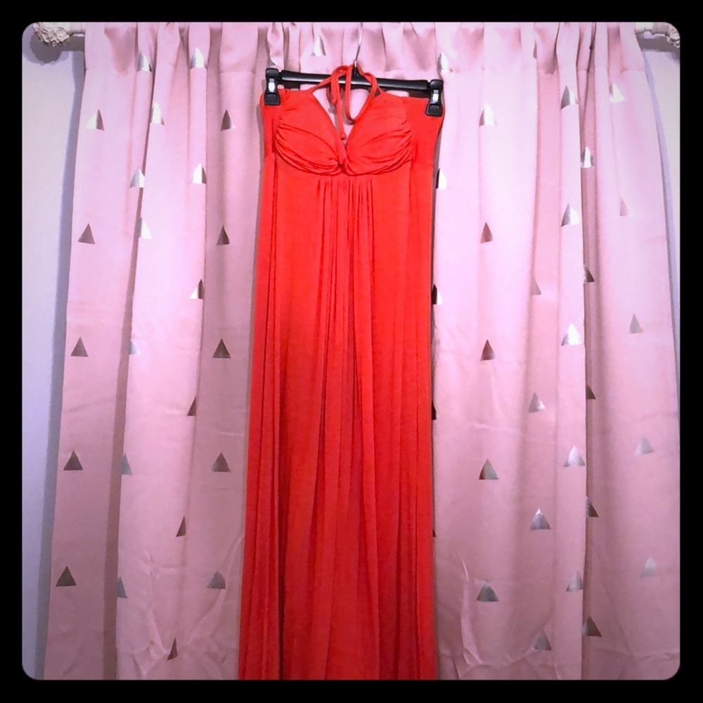 Coral Maxi Dress